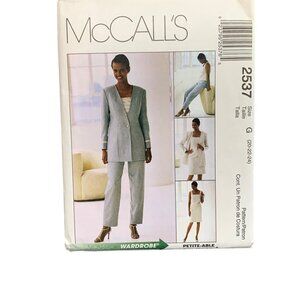 McCalls 2537 Womens Jacket Pants Shirt Skirt Sewing Pattern Size 20-24